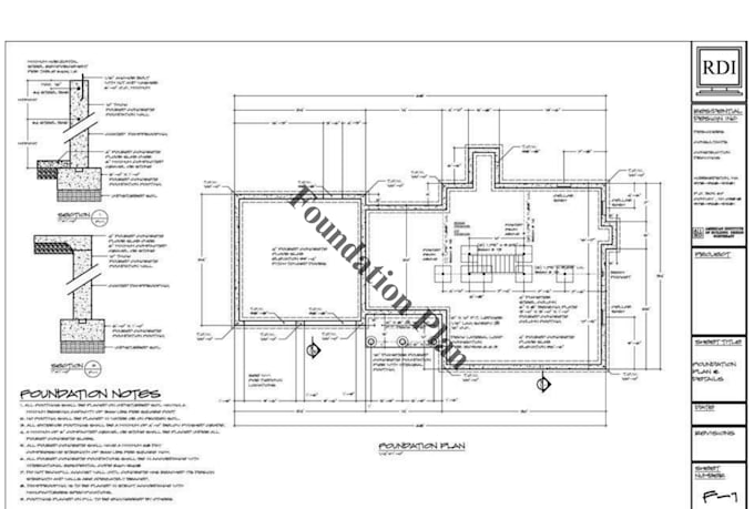 convert architectural plans into detailed structural and foundation drawing